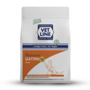 Vet Line Cat Secco Prevenzione Gattini Maiale Gr 800